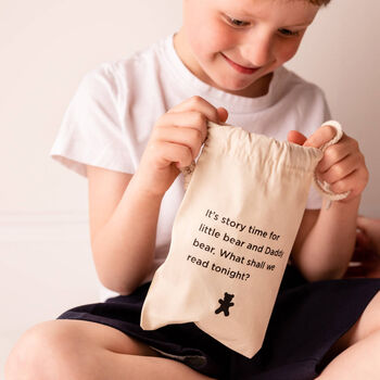Personalised Bedtime Story Bear Gift Set, 5 of 7