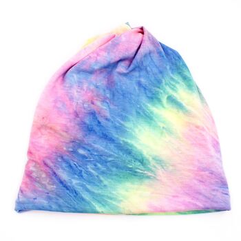 Chemo Headwear Hat Beanie Tie Dye Pastel Rainbows, 6 of 6