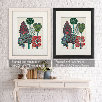 Serene Forest Two Botanical Art Print, Framed /Unframed, 2 of 8