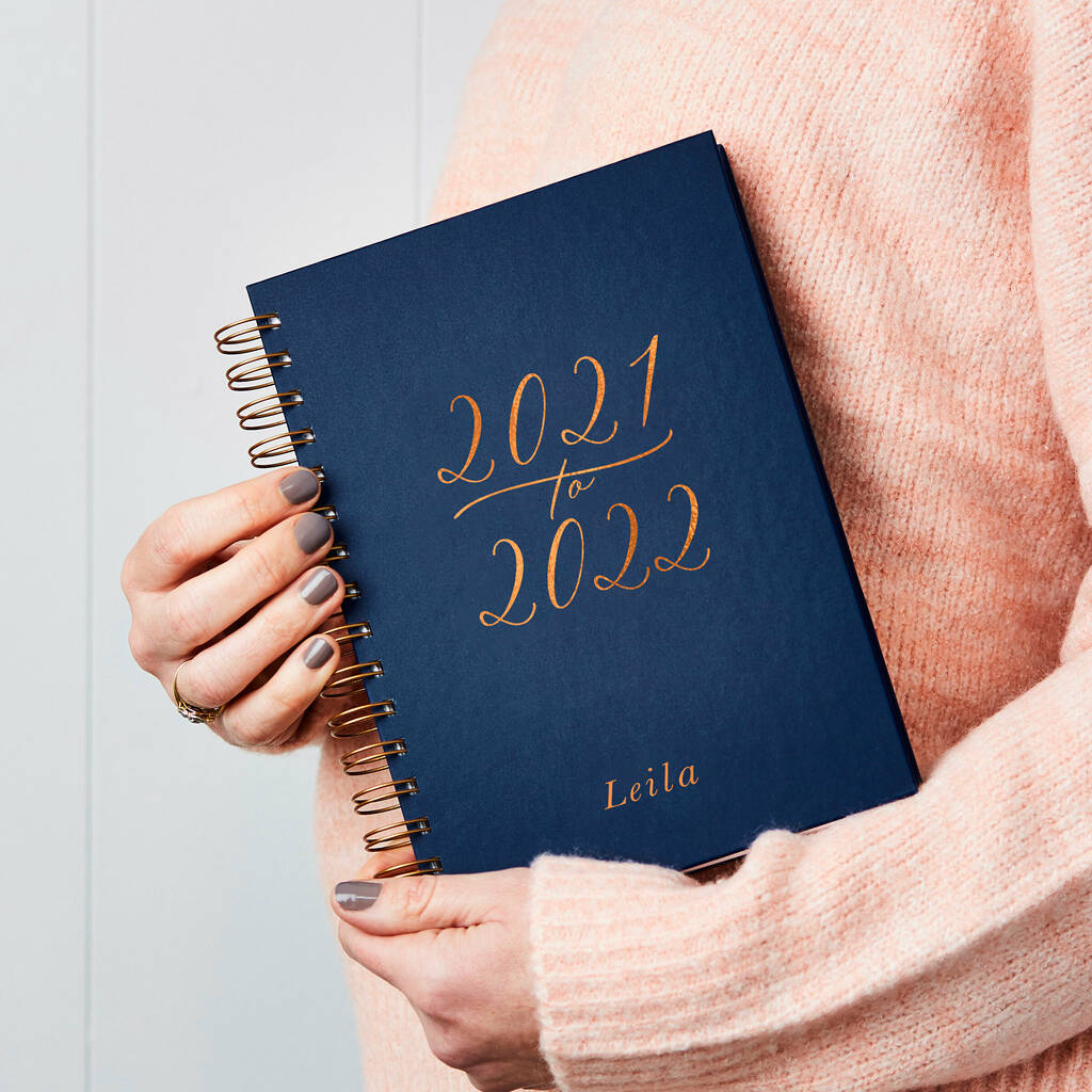 Personalised Flourish 2021/22 Mid Year Diary, 1 of 9