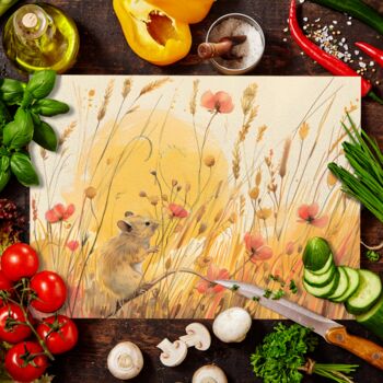 Meadow Mouse Textured Glass Chopping Boards, 6 of 8