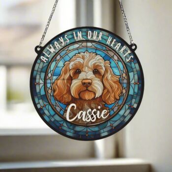 Cockapoo Golden Memorial Suncatcher, 4 of 6