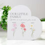 Personalised Flower Of Month Family Heart, thumbnail 4 of 8