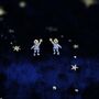 Sterling Silver Extra Tiny Spaceman Astronaut Stud Earrings, thumbnail 6 of 12