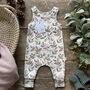 Spring Floral Organic Romper, thumbnail 1 of 1