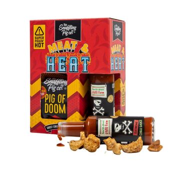 Pork Crackling And Hot Sauce Gift Pack, 2 of 3