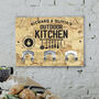 Personalised Outdoor Kitchen Sign With Hooks, thumbnail 8 of 9