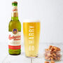 Personalised 60th Birthday Name And Age Beer Glass, thumbnail 2 of 4