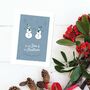 'To My Son And His Partner' Christmas Card, Reindeer, thumbnail 6 of 10