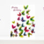 Purple Heart Butterfly Card, Love Card, thumbnail 4 of 10