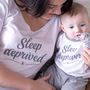 Sleep Deprived Mummy And Me Pyjama Set, thumbnail 2 of 5