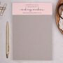 Personalised Notebook With Pink Flowers, thumbnail 3 of 4