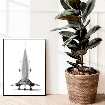 Concorde Aircraft Close Up Print – Aviation Wall Art, Supersonic Jet Poster, Gift For Aviation Lovers, 5 of 5