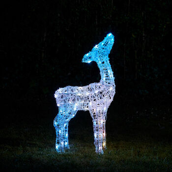 Twinkly Smart LED Outdoor Acrylic Christmas Fawn Figure, 11 of 12
