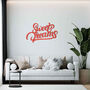 Sweet Dreams Wooden Wall Sign For Cozy Bedtime Vibes, thumbnail 10 of 12