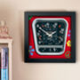 Red Citroen 2 Cv Wall Clock, thumbnail 1 of 4