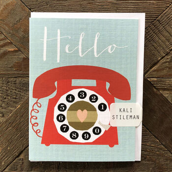 Mini Hello Greetings Card, 5 of 5