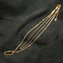 Layered Necklace Carabiner Pendant 18k Gold, thumbnail 2 of 6
