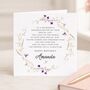 Granddaughter Poem Birthday Card Personalised, thumbnail 1 of 7