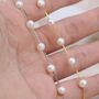 Freshwater Pearl Bracelet In Sterling Silver, thumbnail 7 of 12