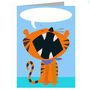 Personalised Bubble Growly Tiger Card, thumbnail 3 of 3