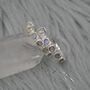 Labradorite Hoop Earrings: Silver Or Gold, thumbnail 3 of 12