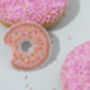 Make Your Own Donut Brooch Cross Stitch Kit, thumbnail 5 of 7