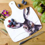 Inky Hare Chopping Board, thumbnail 1 of 3