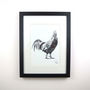 Five Framed Pen And Ink Illustrations Of Farm Animals, thumbnail 2 of 11