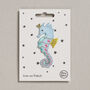 Seahorse Iron On Patch, thumbnail 1 of 4