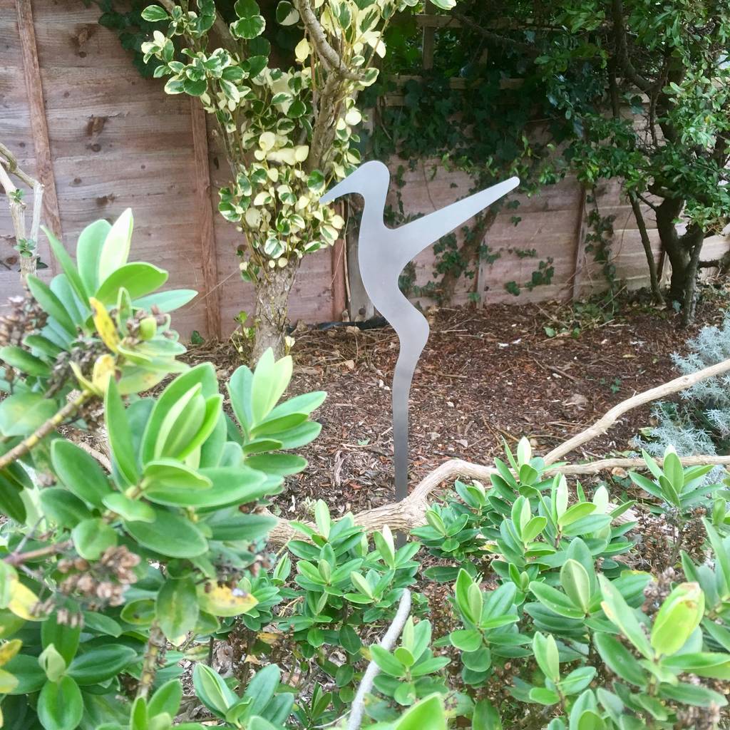 Metal Bird Garden Sculpture By Earthome