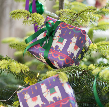 Fa La Llama Gift Wrap, 2 of 3