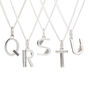 Sterling Silver Art Deco Initial Necklace, thumbnail 8 of 10