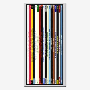 16th Birthday Music Number Ones 2009 Print, 5 of 9