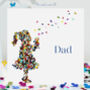 Butterfly Kisses Dad Butterflies Birthday Card, thumbnail 1 of 12