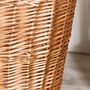 Woven Wicker Basket Waste Paper Bin, thumbnail 3 of 4