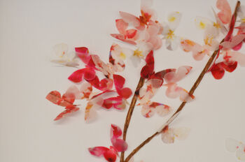 Cherry Blossom Butterfly Art, 3D Feature Wall Art, 6 of 12