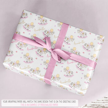 New Baby Card For Girls, Christening Card Girls ..3v10a, 6 of 6
