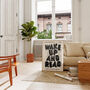 Wake Up And Read Colourful Retro Wall Art Print, thumbnail 4 of 10