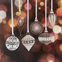 Mini Clear Bauble Christmas Decorations, thumbnail 1 of 3