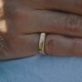Gold Colour Personalised Signet Ring, thumbnail 1 of 7