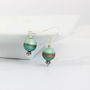 Round Multi Coloured Murano Glass Earrings, thumbnail 12 of 12