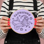 Capricorn Zodiac Embroidery Hoop Kit, thumbnail 1 of 5