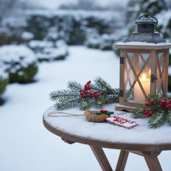 Handmade Felt Snack For Santa Hanging Decoration, 5 of 8