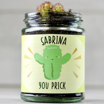 Personalised Cactus Jar Grow Kit, 9 of 12