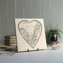 Customised Heart Shaped Map Print, thumbnail 4 of 10