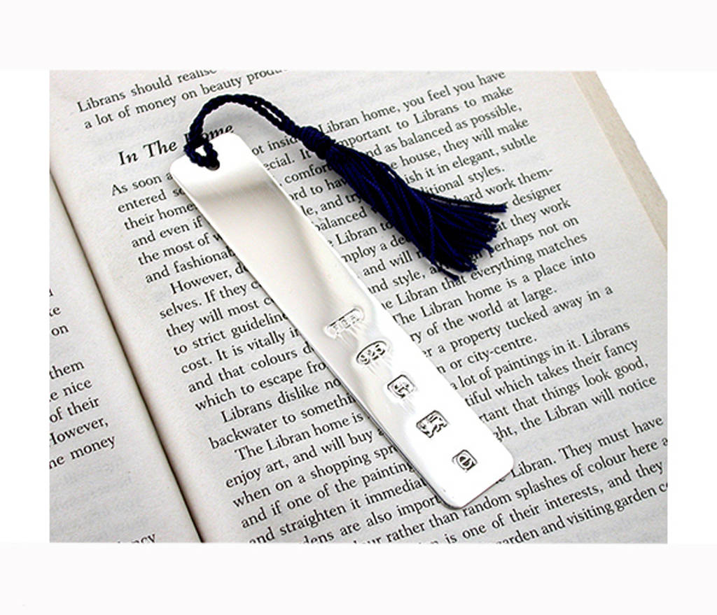 Personalised Sterling Silver Bookmark, 1 of 5