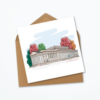 Personalised St George's Hall Greeting Card, Liverpool, 3 of 4