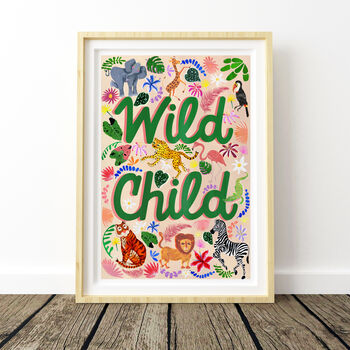 Wild Child Safari Kids Print, 2 of 10
