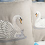 Embroidered Swan Cushions, thumbnail 6 of 9